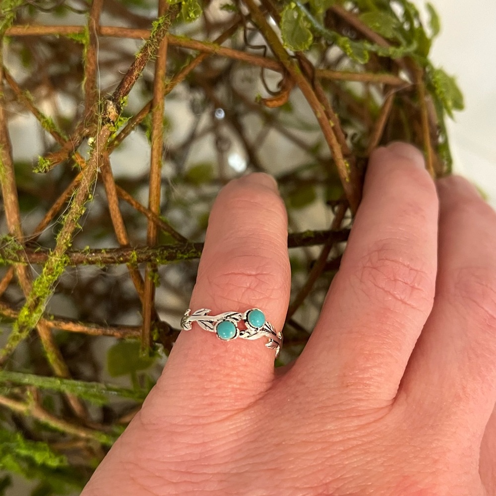 Sterling Silver and Turquoise Ring